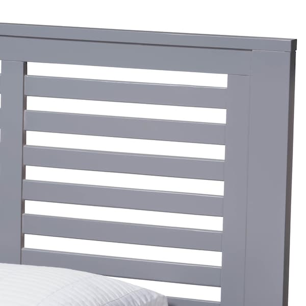 Baxton Studio Sedona Modern Grey-Finished Wood Twin Platform Bed - 143-7874