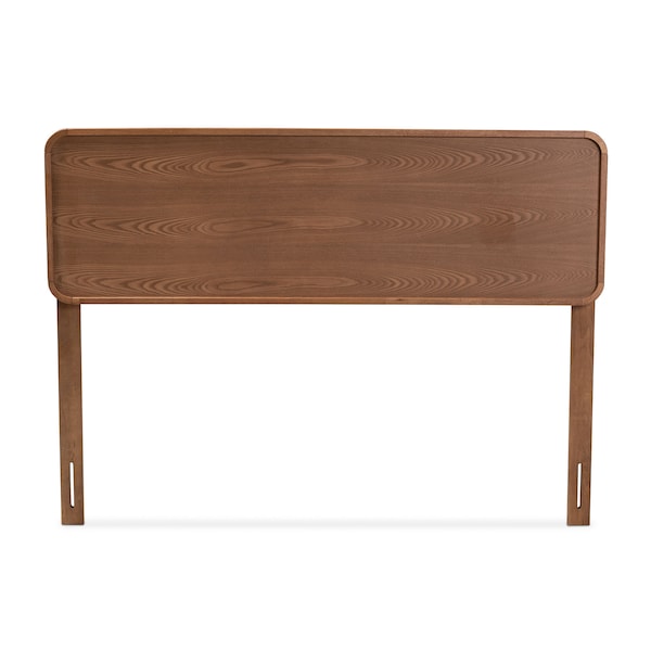 Baxton Studio Mailene Mid-Century Walnut Brown Finished Wood Full Size Headboard - 156-9428