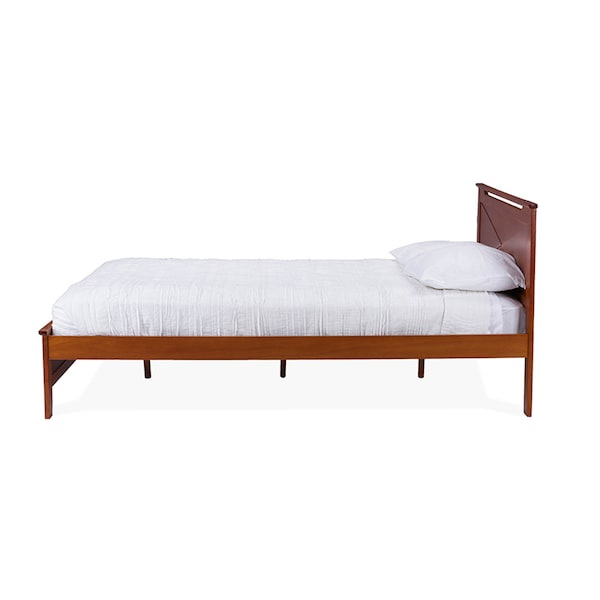 Baxton Studio Demitasse Brown Wood Contemporary Twin-Size Bed - 113-6100
