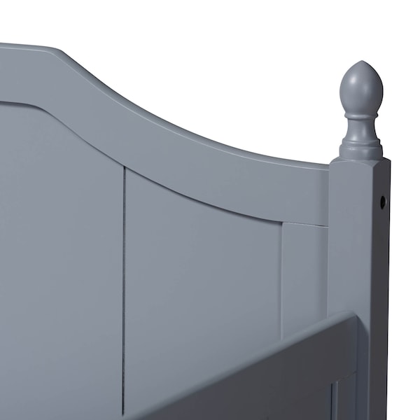 Baxton Studio Millie Grey Finished Wood Twin Size Daybed with Trundle - 157-9623