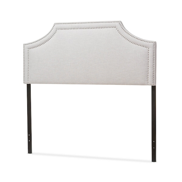 Baxton Studio Avignon Modern Grayish Beige Upholstered King Size Headboard - 124-6869
