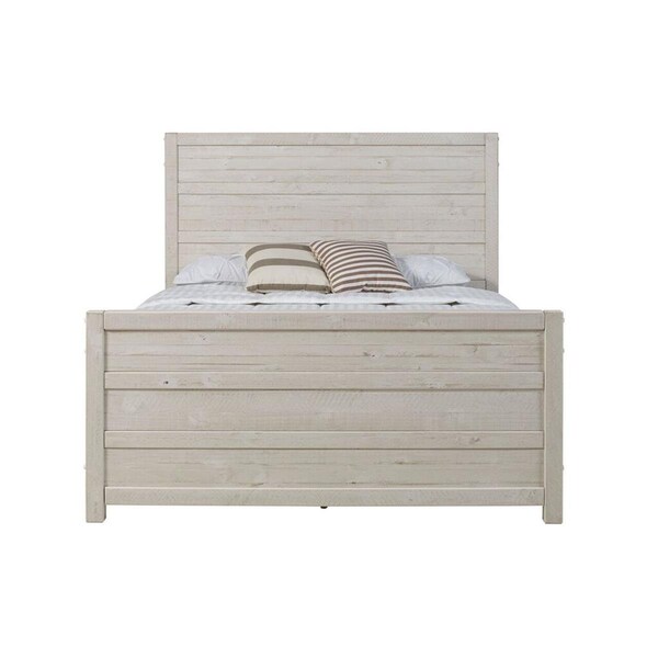 Kd Estanteria Camaflexi Carmel Bed, Antique White - Queen Size - KD2836031