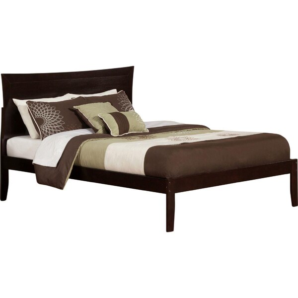 Atlantic Furniture Metro Open Footrail, Espresso - King - AR9051001