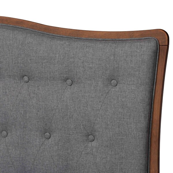 Baxton Studio Irena Transitional Wood Platform Storage Bed in Grey-Queen - 237-12640-10669-ZORO