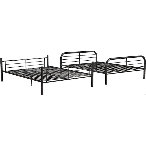 Homeroots Bristol Full and amp; Full Bunk Bed Gunmetal - 285314