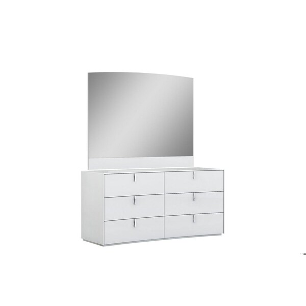 Homeroots White Queen Size Bedroom Set4 Piece 446.5 x 189.8 x 74.1 in. - 366261