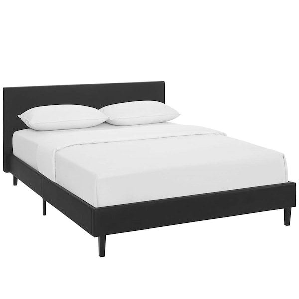 Modway Furniture Anya Full Size Bed, Black - MOD-5417-BLK
