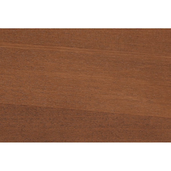 Baxton Studio Douglas Mid-Century Modern Grey Fabric and Walnut Brown Wood Queen Size Platform Bed - 246-12652-9411-ZORO