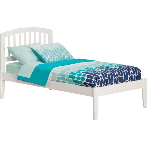 Atlantic Furniture Richmond Open Foot Bed, White - Twin Extra Large - AR8811002