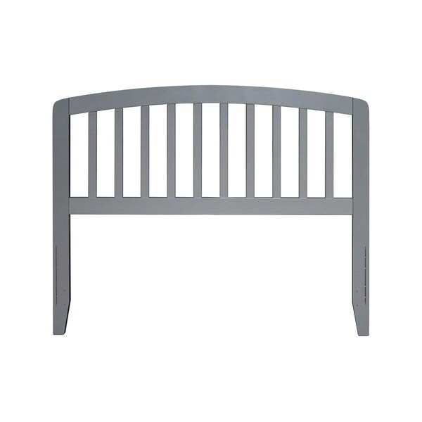 Atlantic Furniture 55.75 x 1 x 44.5 in. Richmond Headboard Full, Grey - AR288839