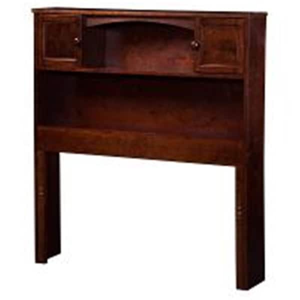 Atlantic Furniture Newport Full Size Bookcase Headboard, Walnut - AR285834