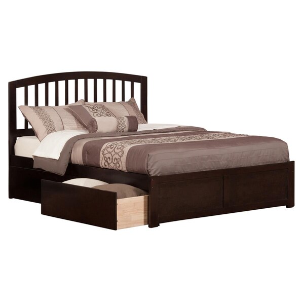 Atlantic Furniture Richmond Bed with Match Footboard - Espresso, Full Size - AR8836031