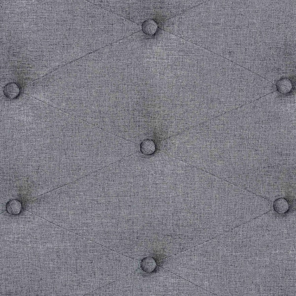 Baxton Studio Madeline Classic and Traditional Grey Fabric and Walnut Brown Finished Wood Queen Size Headboard - 237-12652-ZORO