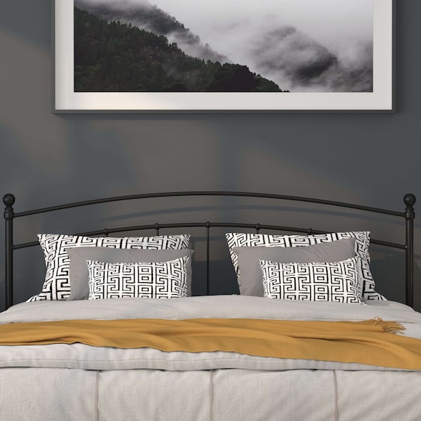 Flash Furniture King Size, Headboard, Decorative Metal - HG-HB1706-K-GG