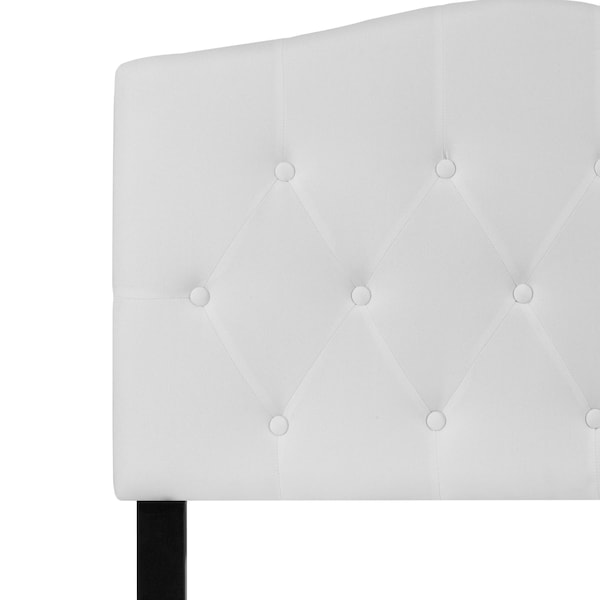 Flash Furniture Cambridge Headboard, Twin Size, White Fbrc - HG-HB1708-T-W-GG