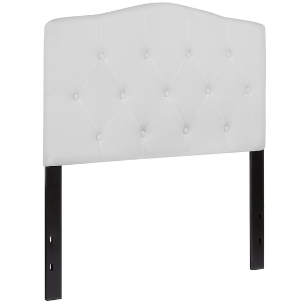 Flash Furniture Cambridge Headboard, Twin Size, White Fbrc - HG-HB1708-T-W-GG