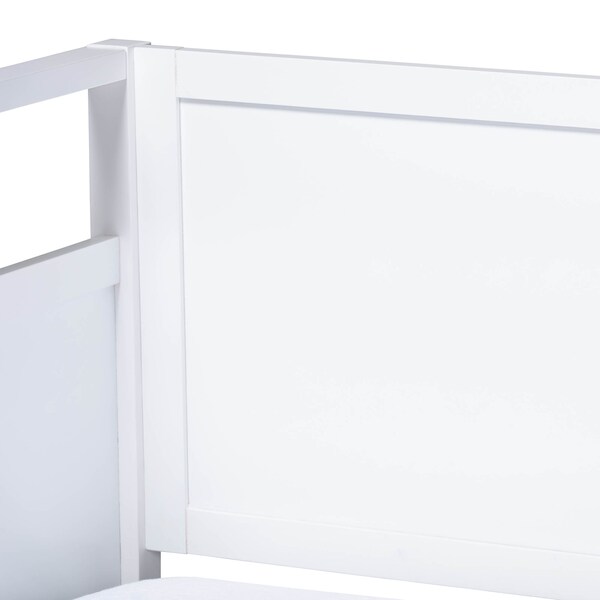 Baxton Studio Cintia White Finished Wood Twin Size Daybed - 158-9642
