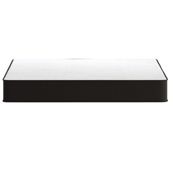 Flash Furniture 8" Hybrid Mattress, Queen Mattress in a Box - CL-E238-B-Q-GG