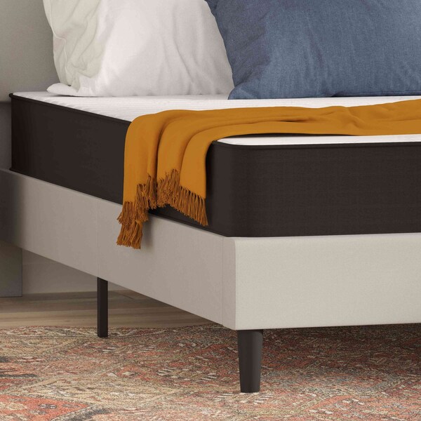 Flash Furniture 8" Hybrid Mattress, Queen Mattress in a Box - CL-E238-B-Q-GG