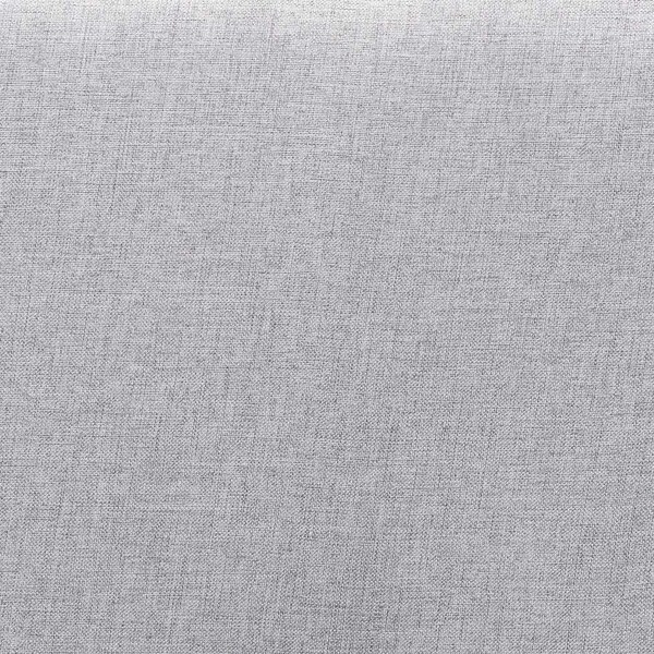 Baxton Studio Dexter Modern Light Grey Fabric Upholstered and Walnut Brown Finished Wood Headboard-Twin - 191-11530-ZORO