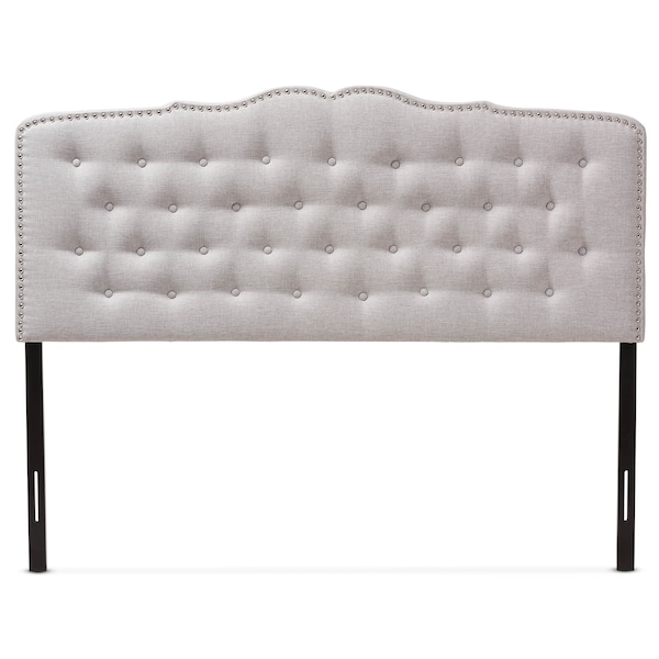 Baxton Studio Lucy Modern Greyish Beige Queen Size Headboard - 135-7276