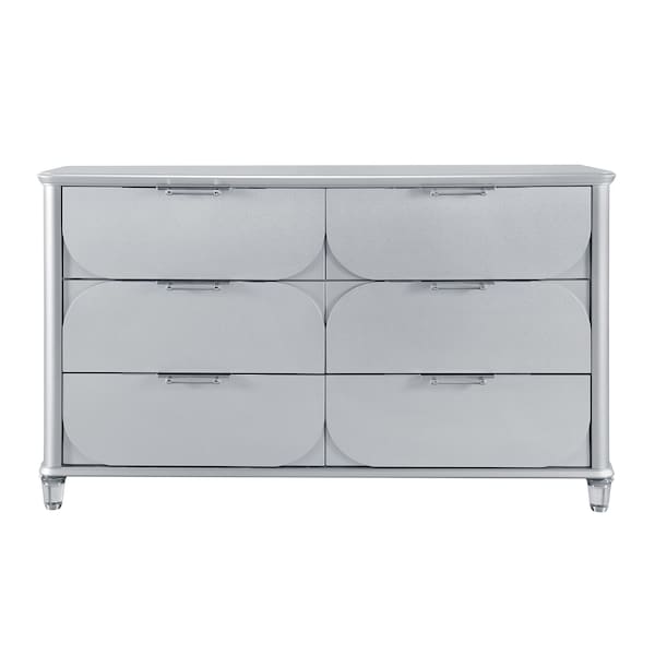 Global Furniture Usa Contemporary Lando Silver King Bed Group - 6694