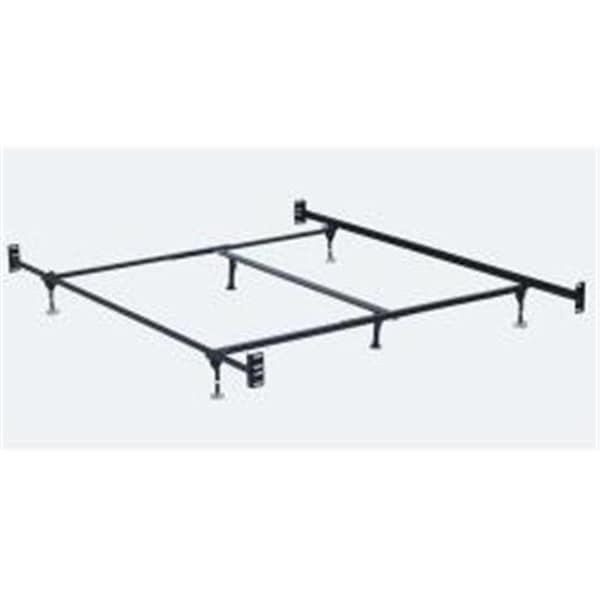 Hollywood Bed & Spring Manufacturing Hollywood Bed & Spring Manufacturing 1206HF-I Headboard & Footboard Bed Frame Queen & Eastern King with 6 Glides - 1206HF-I