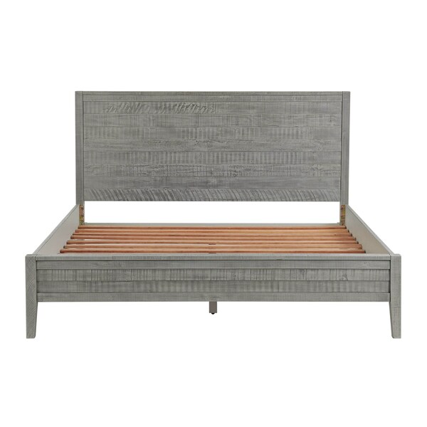Alaterre Furniture Arden 5-Pc Wood Bedroom Set w/King Bed, Two 2-Drwr Nightstands, 5-Drwr Chest, 6-Drwr Dresser, Gray - ANAN011344032