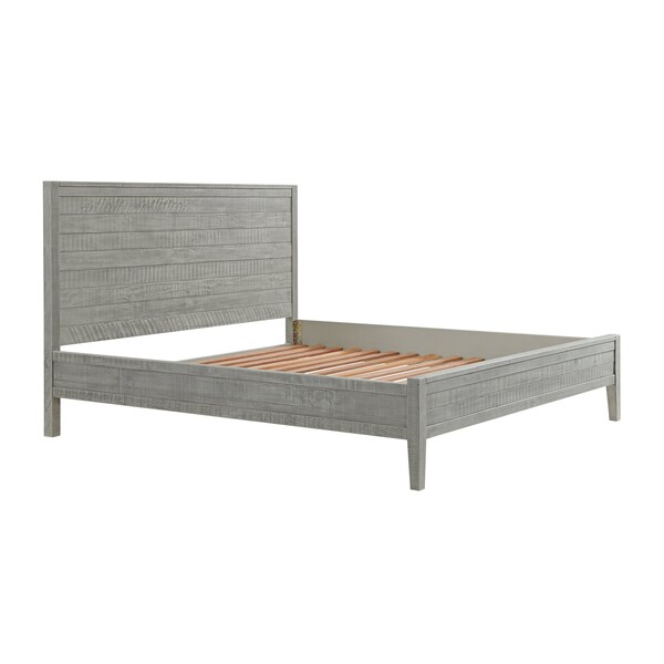Alaterre Furniture Arden 5-Pc Wood Bedroom Set w/King Bed, Two 2-Drwr Nightstands, 5-Drwr Chest, 6-Drwr Dresser, Gray - ANAN011344032