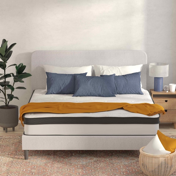 Flash Furniture 12" Memory Foam and Pocket Spring Mattress - King - CL-BT33PM-R12M-K-GG