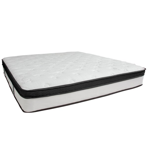 Flash Furniture 12" Memory Foam and Pocket Spring Mattress - King - CL-BT33PM-R12M-K-GG