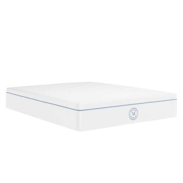 Martha Stewart SleepComplete 12 Inch Queen Medium Firm Hybrid Pocket Spring and Foam Dual-Action Cooling Mattress - CL-MODE1-12Q-MS