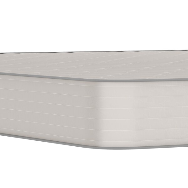 Flash Furniture Dream 6 Inch Hybrid Mattress, Queen Size High Density Foam and Innerspring Mattress in a Box - DR-E236-B-Q-GG