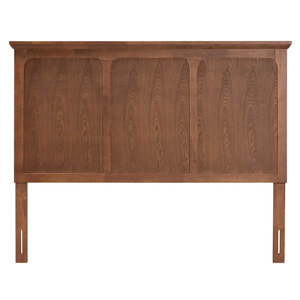 Baxton Studio Alarice Classic and Traditional Ash Walnut Finished Wood Queen Size Headboard - 232-12881-ZORO