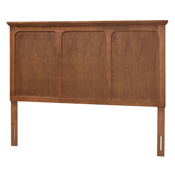 Baxton Studio Alarice Classic and Traditional Ash Walnut Finished Wood Queen Size Headboard - 232-12881-ZORO