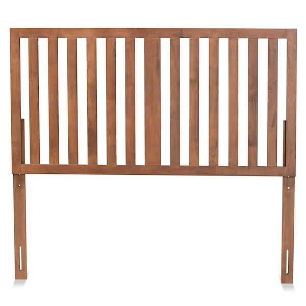 Baxton Studio Oren Modern and Transitional Ash Walnut Finished Wood Full Size Headboard - 181-11135-ZORO