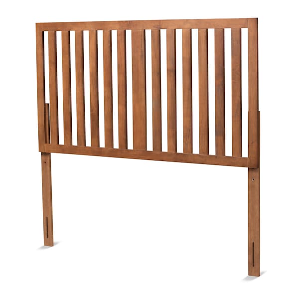 Baxton Studio Oren Modern and Transitional Ash Walnut Finished Wood Full Size Headboard - 181-11135-ZORO
