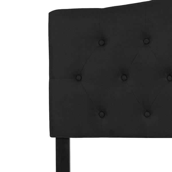 Flash Furniture Full Cambridge, Headboard, Black Fabric - HG-HB1708-F-BK-GG