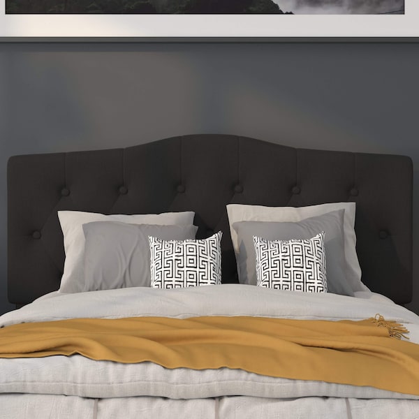 Flash Furniture Full Cambridge, Headboard, Black Fabric - HG-HB1708-F-BK-GG