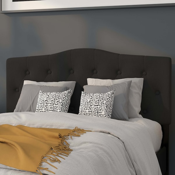 Flash Furniture Full Cambridge, Headboard, Black Fabric - HG-HB1708-F-BK-GG