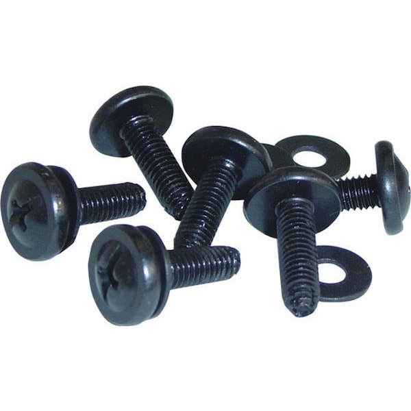 Video Mount Products Rack Screws for Racks and Enclosures - Pack of 50 Screws - ERRS1032-50