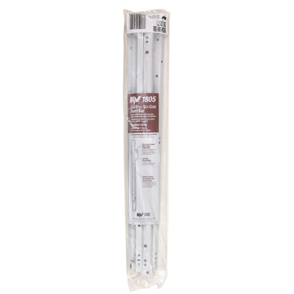 Knape & Vogt Knape & Vogt 22 in. L Steel Self Close Drawer Slide 2 pk - 1805HWH550