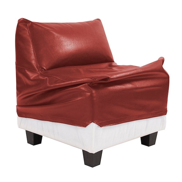 Howard Elliott Pod Chair Cover Faux Leather Avanti Apple - Cover Only Chair Base Not Included - C823-193