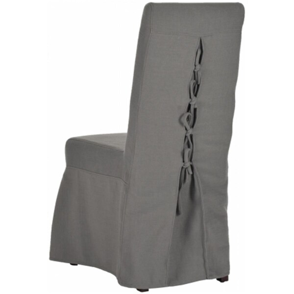 Safavieh Adrianna Arctic Grey Slipcover Accent Chair, 39.5 x 23.2 x 18.7 in., 2PK - MCR4521B-SET2