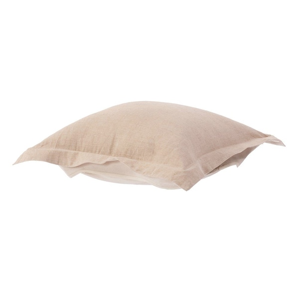 Howard Elliott Puff Ottoman Cover Linen slub Natural - Cover Only - C310-610