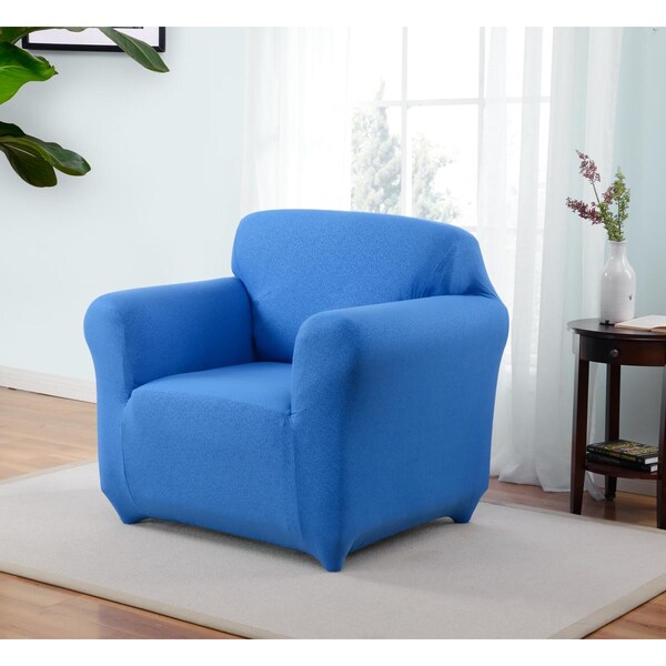 Bedding Beyond Kathy Ireland Ingenue Chair Slipcover, Cobalt - BE2613887