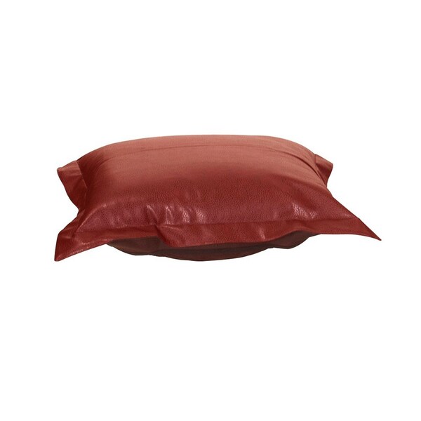 Howard Elliott Puff Ottoman Cover Faux Leather Avanti Apple - Cover Only - C310-193