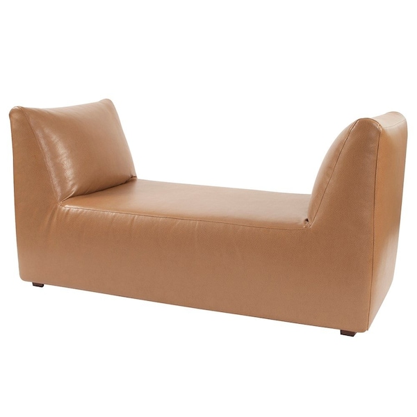 Howard Elliott Pod Bench Cover Faux Leather Avanti Bronze - Cover Only Base Not Included - C839-191
