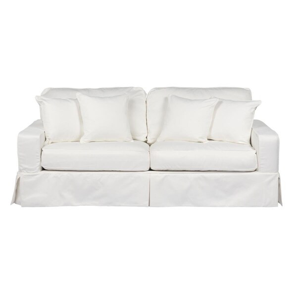 Sunset Trading Americana Slipcovered Sofa Peyton Pearl - SU-108500-391081
