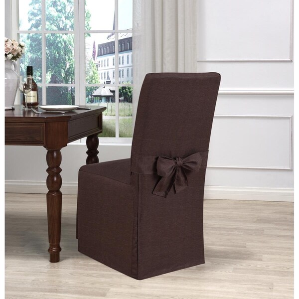 Madison Kathy Ireland Garden Retreat Dining Room Chair Slipcover Brown - MA335324